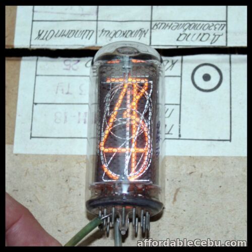 1st picture of IN-18 Nixie Tube Indicator for clock USSR Tested NOS “Fast Shipping” 1pcs For Sale in Cebu, Philippines