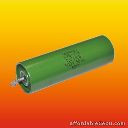 1st picture of 1 uF 500 V 10% RUSSIAN HYBRID PAPER IN OIL PIO AUDIO CAPACITOR K75-10V К75-10В For Sale in Cebu, Philippines