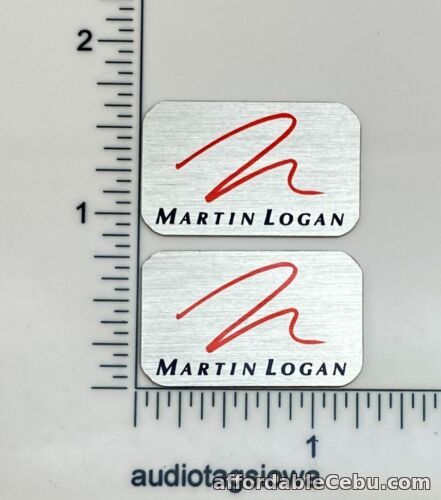 1st picture of Martin Logan Speaker Badge Logo Custom Made Aluminum Pair In Wall For Sale in Cebu, Philippines