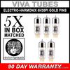 New Electro-Harmonix 6H30Pi GOLD PINS Matched Quintet (5) Vacuum Tubes