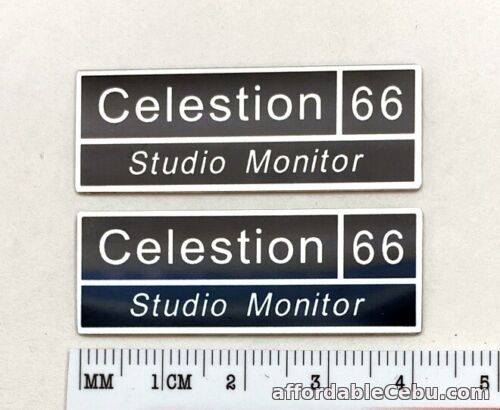 1st picture of Celestion 66 Studio Monitor Speaker Badge Logo Emblem Aluminum Pair For Sale in Cebu, Philippines