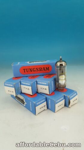 1st picture of 1 X ECH81/6AJ8 TUNGSRAM NOS Tube Valve Lampe TSF Röhre  BOX For Sale in Cebu, Philippines