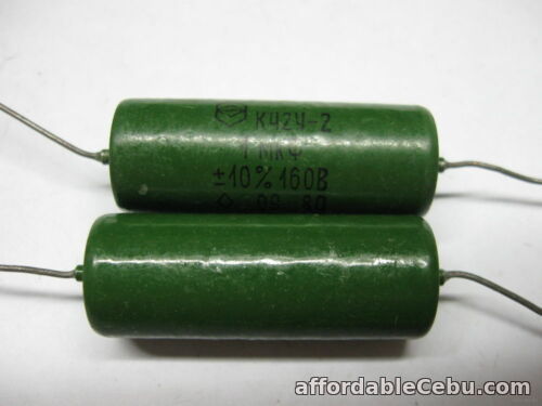 1st picture of Lot of 16 pcs K42Y-2 1uF 160V Russian Military PIO Capacitors New For Sale in Cebu, Philippines