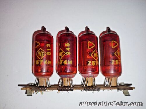 1st picture of 4 x Z574m Nixie Indicator Tubes Fully Tested Excellent Working Condition For Sale in Cebu, Philippines