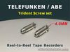 ⭐ 2 X TELEFUNKEN / AEG Trident Screw set Screw diameter 4.0MM