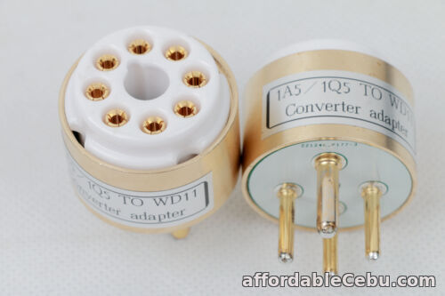 1st picture of 1pc Gold plated 1A5/1Q5 TO instead WD-11 tube converter adapter For Sale in Cebu, Philippines