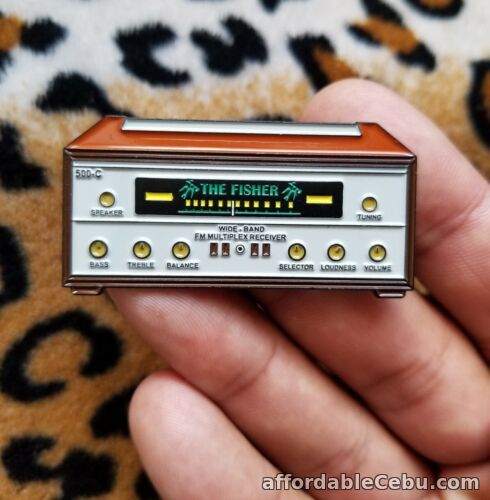 1st picture of Fisher 500C Pin Badge Vintage Receiver (Silverfaced) For Sale in Cebu, Philippines