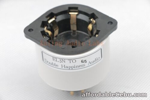 1st picture of 1pc Gold plated EL3N TO 6J5 Tube adapter For Sale in Cebu, Philippines