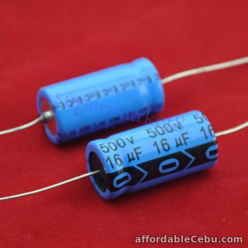 1st picture of 2pcs Axial Electrolytic Capacitor 16uf 500V for Guitar Tube Amp DIY For Sale in Cebu, Philippines