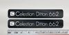 Celestion  Ditton 662 Speaker Badge Logo Emblem Custom Made Aluminum PAIR