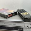 Sanyo VWM-900 VHS 4-Head Hi-Fi VCR Tested Working w Sanyo Jog Wheel Remote Tape