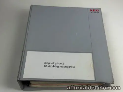1st picture of Original AEG Telefunken M20 Service Manual Guide For Sale in Cebu, Philippines
