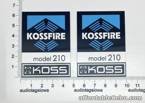 1st picture of Koss Kossfire 210 Speaker Badge Logo Emblem Pair For Sale in Cebu, Philippines