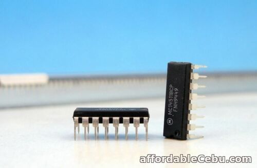 1st picture of 10 x MC14511BCP Motorola BCD-To-Seven Segment Latch Decoder Driver 4511 IC For Sale in Cebu, Philippines