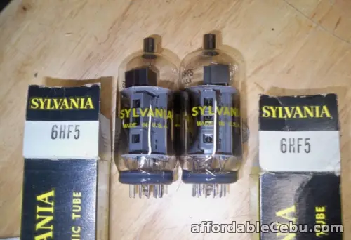 1st picture of Vintage NOS/NIB (2) Pair Sylvania 6HF5 Tubes For Sale in Cebu, Philippines
