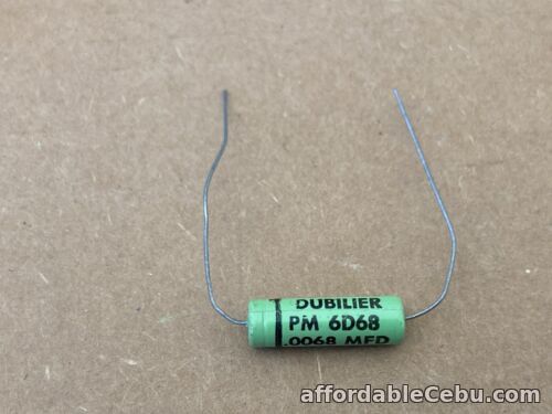 1st picture of NOS Cornell Dubilier GREENIE .0068 uf 600v Capacitor Tube Tone Cap TESTED For Sale in Cebu, Philippines