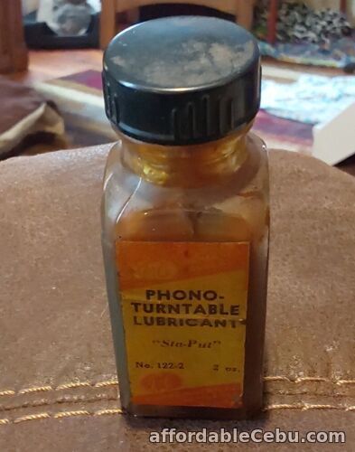 1st picture of TURNTABLE PHONO LUBRICANT Vintagen Bottle - GC Electronics 122-2 - Used For Sale in Cebu, Philippines