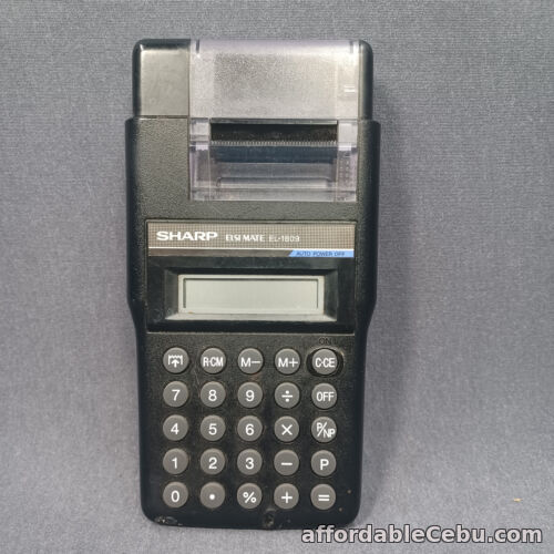 1st picture of Vtg Sharp ELSI Mate EL-1609 Printing Digital Calculator, Portable, MADE IN JAPAN For Sale in Cebu, Philippines