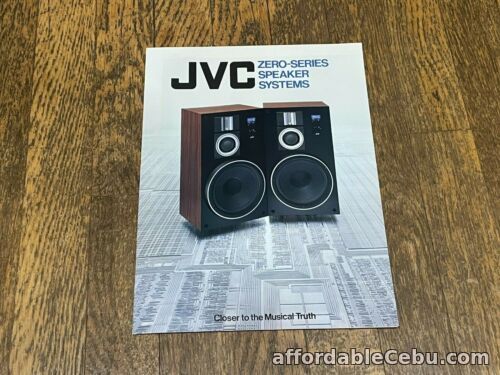 1st picture of JVC Vintage Brochure Zero Series Speaker Systems Catalog Pamphlet 1980's For Sale in Cebu, Philippines