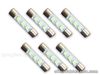 7 WARM WHITE 8V LED Lamp Fuse-Type Bulbs for Marantz 2225, 2226, 2226B - 7WW