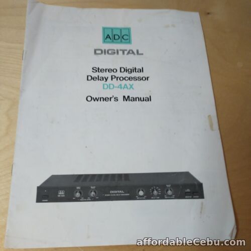 1st picture of Dd4ax Owner's Manual For Sale in Cebu, Philippines