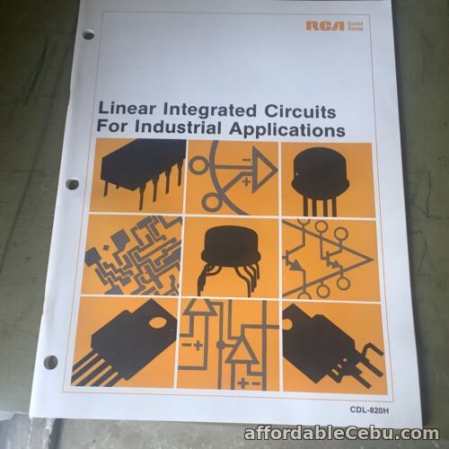 1st picture of RCA Linear Integrated Circuits for Industrial Applications CDL-820H 1980 For Sale in Cebu, Philippines