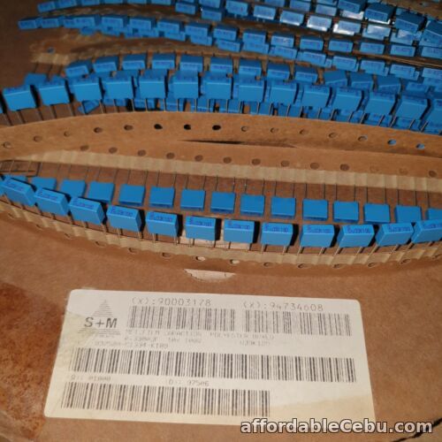 1st picture of 60x NOS SIEMENS 0.33UF 330nF 100V B32520C1334K189 STACKED FILM HIEND AUDIO CAPS! For Sale in Cebu, Philippines
