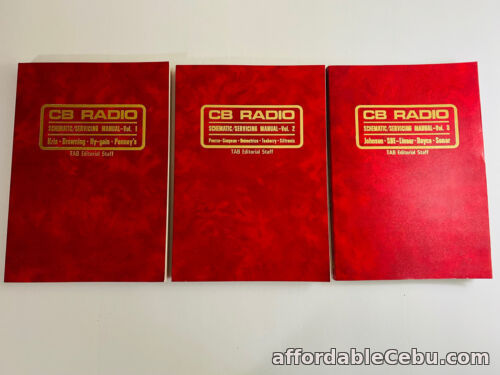 1st picture of CB Radio Schematic Servicing Manuals Vol 1 - 3 TAB Editorial Staff 1976 Vintage For Sale in Cebu, Philippines