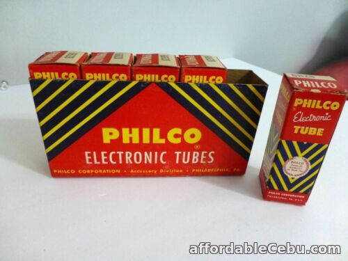 1st picture of Lot Of 4 PHILCO X-155/6BZ8 VINTAGE ELECTRON VACUUM TUBES In Sleeve For Sale in Cebu, Philippines