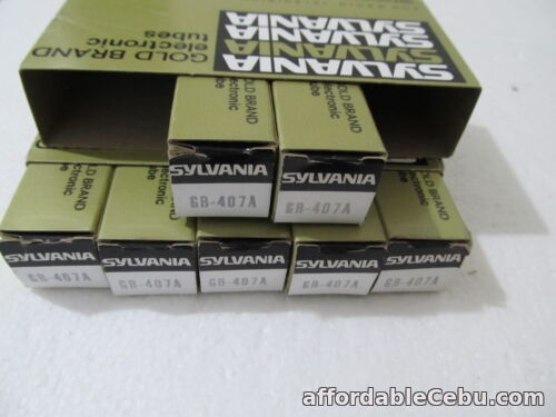1st picture of Lot of 7 - SYLVANIA GB-407A (Gold Brand) Vintage VACUUM TUBES For Sale in Cebu, Philippines