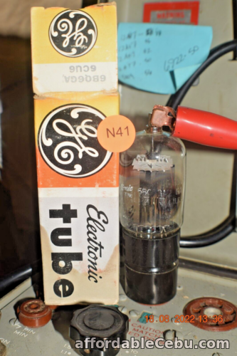 1st picture of Vacuum Tube MATCHED PAIR GE 6BQ6GA /6CU6- TESTED STRONG For Sale in Cebu, Philippines
