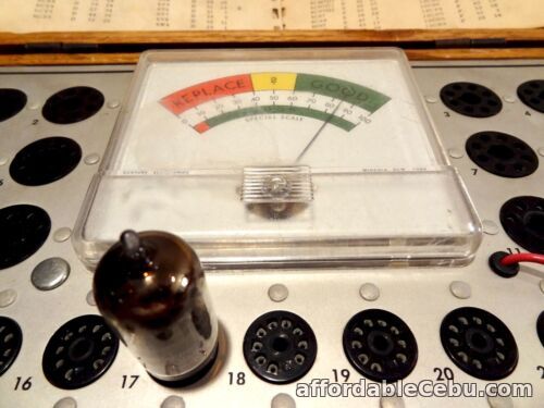 1st picture of Original Vintage RCA 12AU7 Black Plate Vacuum Tube, FC1  Tested, Strong For Sale in Cebu, Philippines