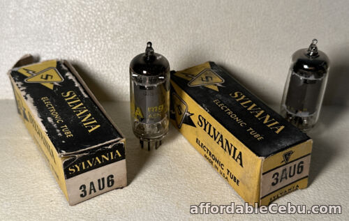 1st picture of 2 Pc SYLVANIA 3AU6 Audio Electronic Vacuum Tubes Untested NOS For Sale in Cebu, Philippines