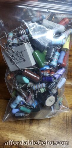 1st picture of Lot of Assorted Vintage Resistors and capacitors. Lot #4 For Sale in Cebu, Philippines