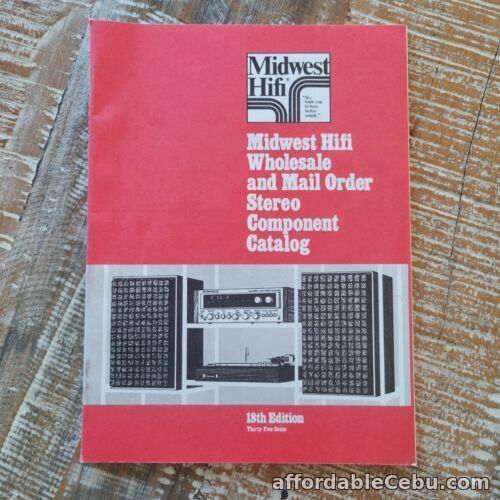 1st picture of Vintage 1975 Midwest Hifi Wholesale Stereo Component Catalog For Sale in Cebu, Philippines