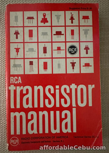 1st picture of RCA Transistor Manual, 1966 Electronic Components & Devices Tech Series SC-12 For Sale in Cebu, Philippines