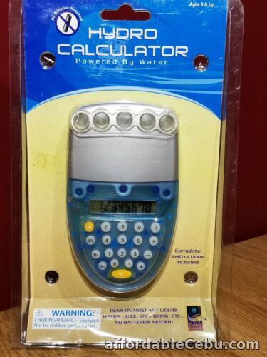 1st picture of RARE Hydro Calculator Water Powered Fun Gift For Sale in Cebu, Philippines
