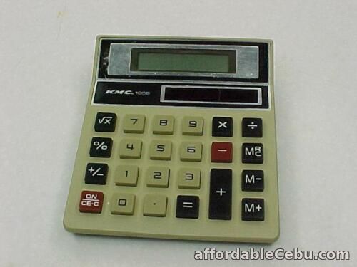 1st picture of KMC - 100B Solar Powered Calculator ~ Working Condition  ~ Ready for Restoration For Sale in Cebu, Philippines