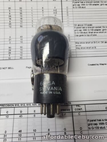 1st picture of SYLVANIA 6L6GA Amplifier VACUUM TUBE TESTED AND GARANTEED For Sale in Cebu, Philippines