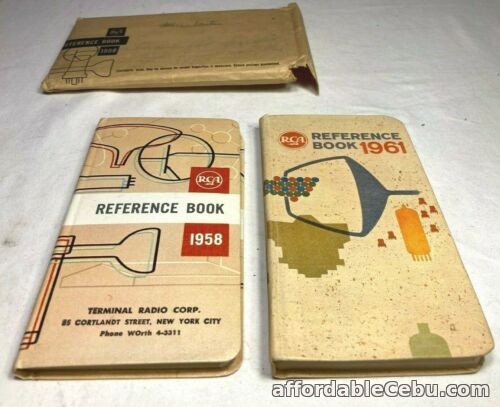 1st picture of (2) Vintage RCA Reference Books 1958 & 1961 For Sale in Cebu, Philippines