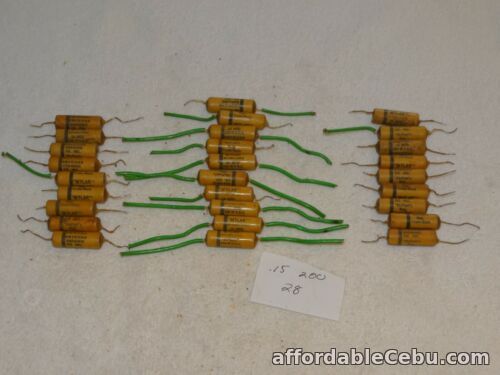 1st picture of 28 - Vintage "Mylar" Capacitor Pulls  .15 mfd  200wvdc For Sale in Cebu, Philippines