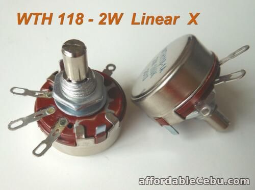 1st picture of 5pcs 100K Ω Ohm WTH118 WTH118-1A 2W Linear Potentiometer For Sale in Cebu, Philippines
