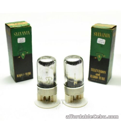 1st picture of True NOS NIB Matched Pair Sylvania US 7A6 Vacuum Tubes 100% For Sale in Cebu, Philippines