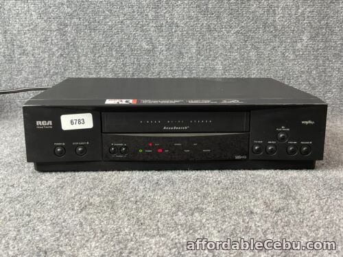 1st picture of RCA VR622HF Accusearch 4 Head Hi-Fi Stereo Video Cassette Recorder For Sale in Cebu, Philippines