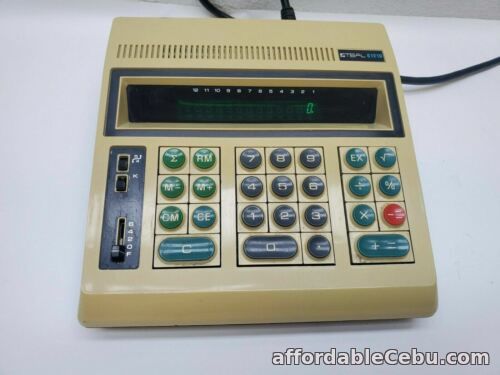 1st picture of Vintage Working Teal Industries Calculator Model 6121D - Rare IEC Calculator For Sale in Cebu, Philippines