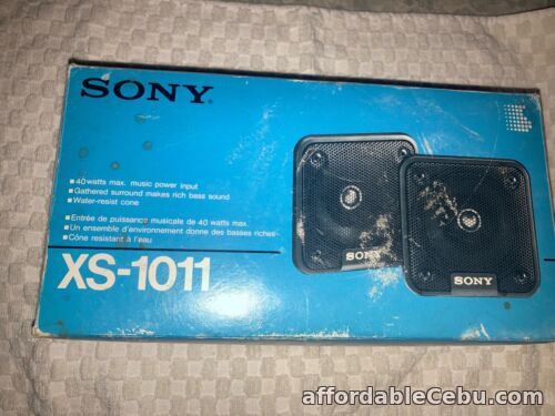 1st picture of Sony XS-1011 4” 40 Watt Dual Cone Auto Speakers NOS Vtg Classic For Sale in Cebu, Philippines