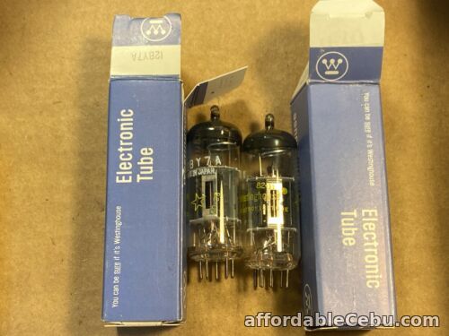1st picture of NOS NIB Pair 1980s Westinghouse 12BY7 Gray Plate Japan Vacuum Tubes Guaranteed For Sale in Cebu, Philippines
