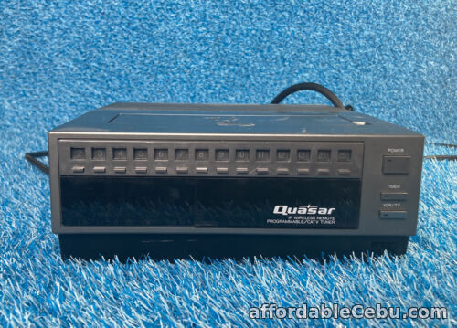 1st picture of Quasar VA531UQ vhs Programmable Remote Tuner / Timer UNTESTED For Sale in Cebu, Philippines