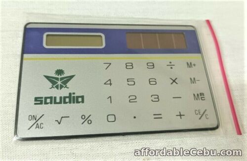 1st picture of Solar pocket calculator Saudi airlines For Sale in Cebu, Philippines