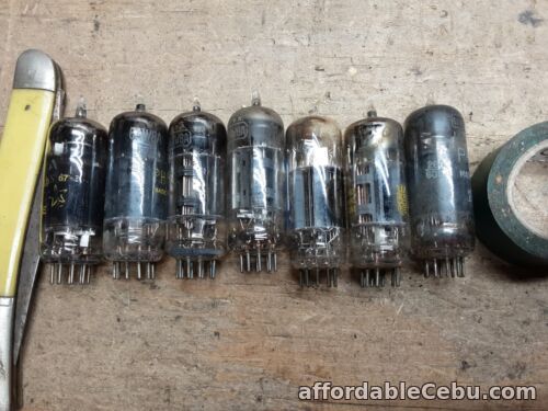 1st picture of 6pc lot 6AW8A Radio TV Tube tested Good For Sale in Cebu, Philippines